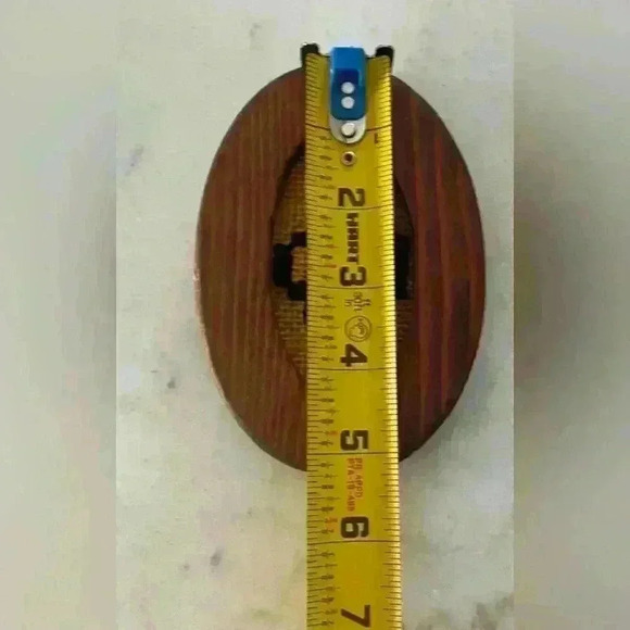 SET OF 2 MINIATURE WOOD FRAMED CROSS STITCH WALL HANGINGS 60’s/70’s. - Picture 8 of 8